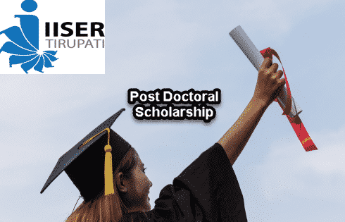 Phd Post Doctoral Research Fellowship @ IISER, Tirupati