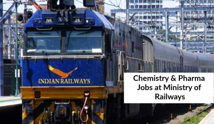 Govt Jobs: Ministry Of Railways Hiring Chemistry & Pharma Candidates