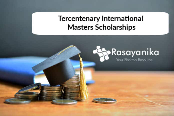 Chemistry Scholarship - Chemistry Tercentenary International Masters Scholarships