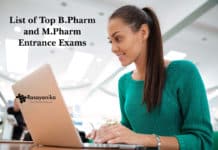 BPharm MPharm Entrance exams