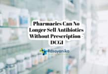 DCGI: No Antibiotics Without Prescription
