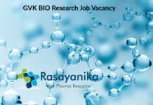 GVK BIO Research Job Opening – Chemistry Research Job