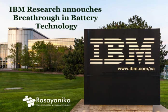 IBM Breakthrough Battery Discovery