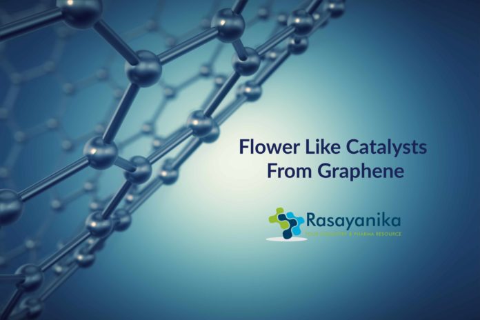 flower like catalysts from graphene