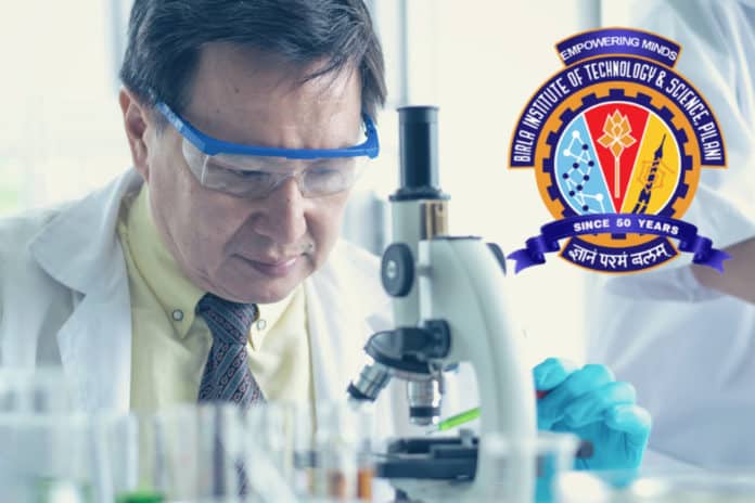 BITS-Pilani Recruitment 2020 - Junior Research Fellow Chemistry