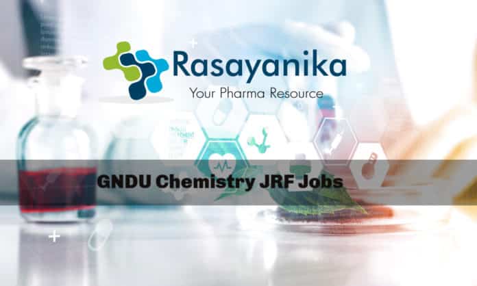 GNDU Chemistry Jobs