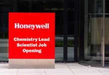 Honeywell Chemistry Lead Scientist Job Opening 2020