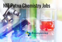 NIT Patna Chemistry Jobs - Research Fellow Salary up to 40,000 pm