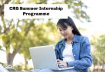 CRG Summer Internship Programme 2020 - Chemistry & Pharma