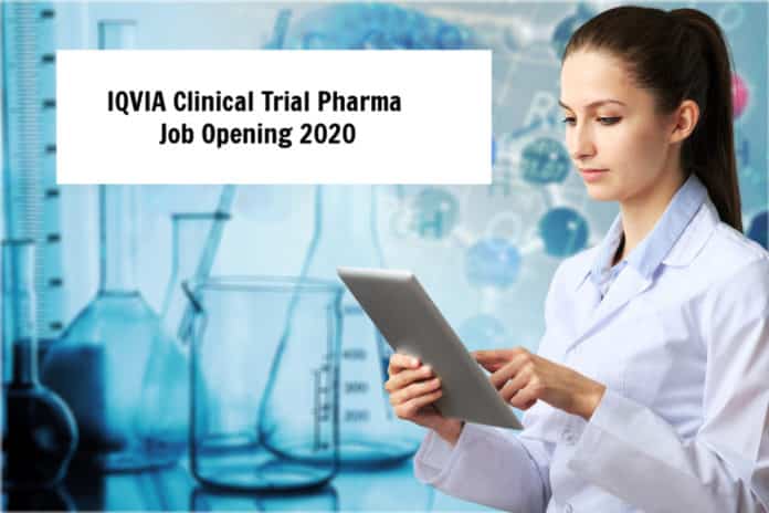 IQVIA Clinical Trial Assistant Job Opening - Pharma