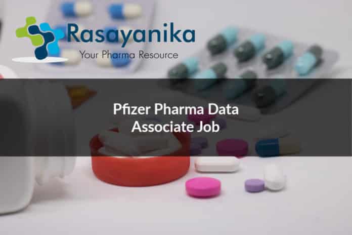 Pfizer Pharma Data Associate Job Opening - Apply Online