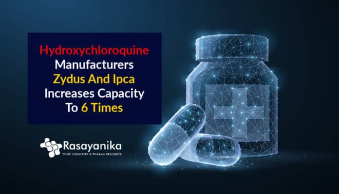 Hydroxychloroquine manufacturers increase capacity