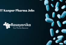 IIT Kanpur Pharma Jobs - Junior Research Fellow Post