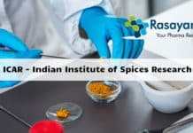 Chemistry Research Fellow Vacancy - ICAR - Indian Institute of Spices Research