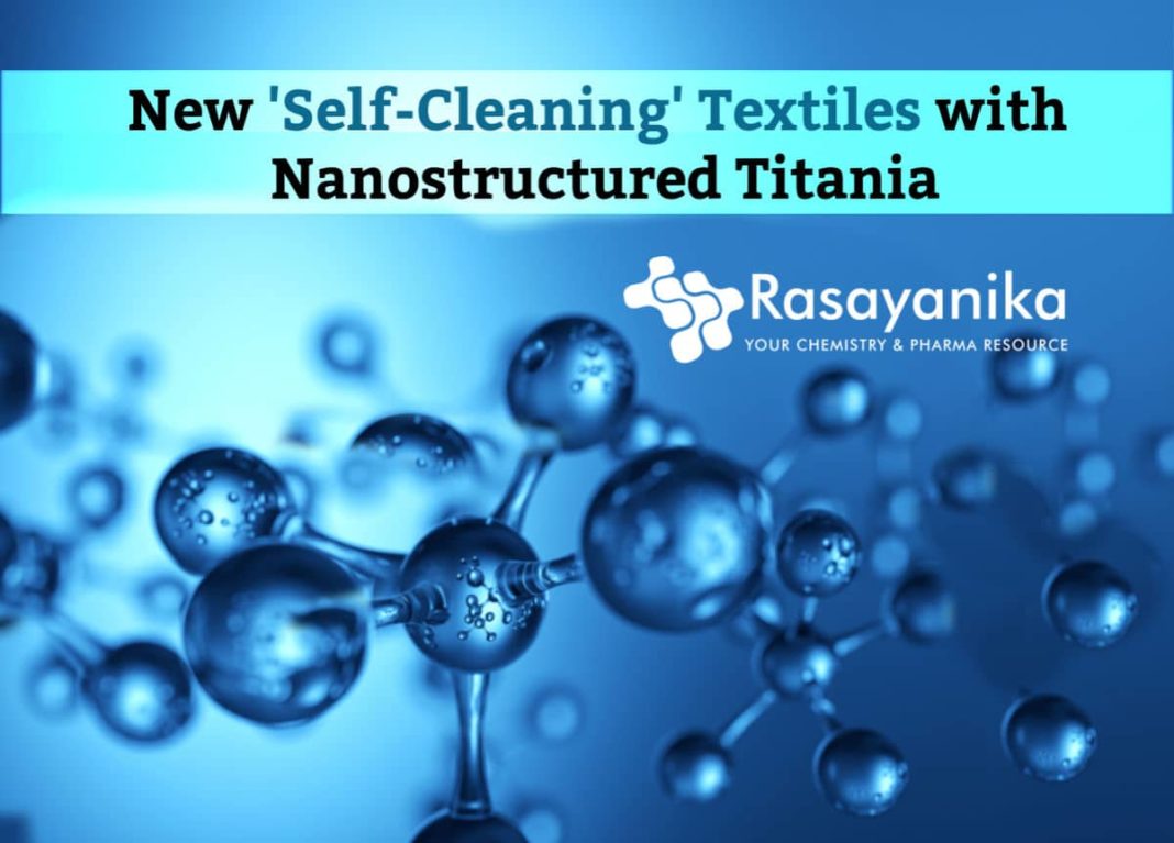 Selfcleaning Textiles with Nanostructured Titania By ARCI