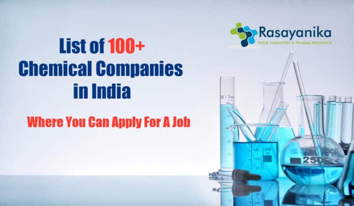 Chemical Science Companies In India