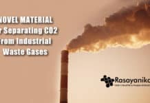 New material for separating CO2