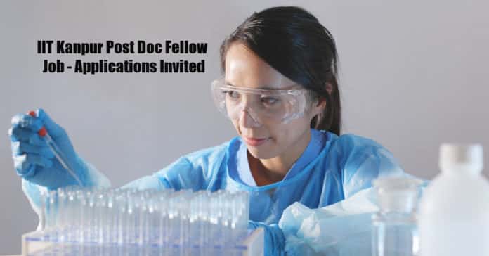 IIT Kanpur Post Doc Fellow Job - Applications Invited