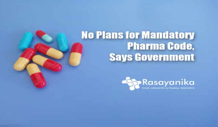 No Mandatory Pharma Code