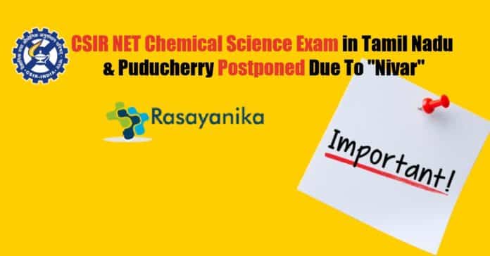 CSIR NET Chemical Science