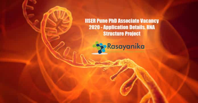 IISER Pune PhD Associate Vacancy 2020 - Application Details