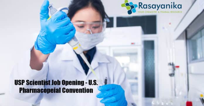 USP Scientist Job Opening - U.S. Pharmacopeial Convention