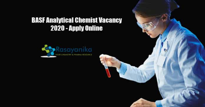 BASF Analytical Chemist Vacancy 2020 - Apply Online