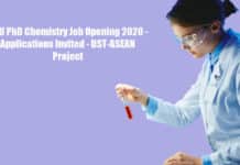 BDU PhD Chemistry Job Opening 2020 - Applications Invited