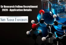 SNU Sr Research Fellow Recruitment 2020 - Application Details