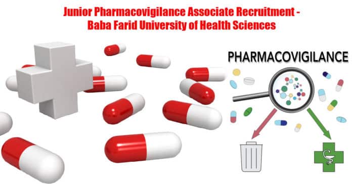 Junior Pharmacovigilance Associate Recruitment - Baba Farid University of Health Sciences