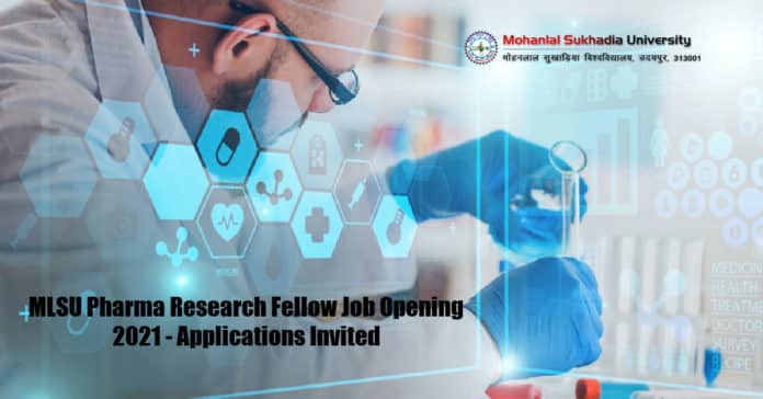 MLSU Pharma Research Fellow Job Opening 2021 - Applications Invited