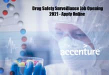 Accenture Drug Safety Surveillance Job Opening 2021 - Apply Online