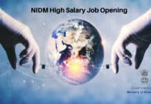 NIDM High Salary Job Opening - Chemistry & Chemical Science Project Associate