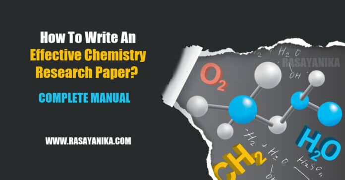 How To Write A Chemistry Research Paper, article