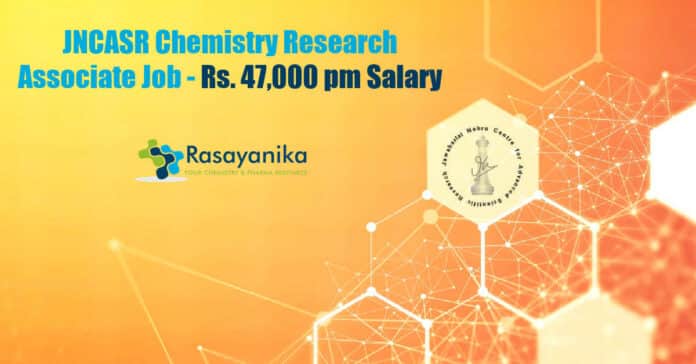 JNCASR Chemistry Research Associate