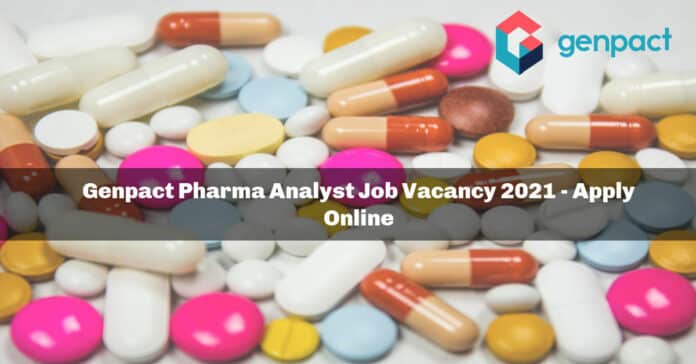 Genpact Pharma Analyst Job Vacancy 2021 - Apply Online