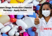 Hetero Drugs Production Chemist Vacancy - Apply Online