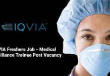 IQVIA Freshers Job - Medical Surveillance Trainee Post Vacancy