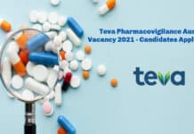 Teva Pharmacovigilance Auditor Vacancy 2021 - Candidates Apply Online