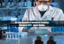 Eli Lilly Analytical Research Scientist Vacancy 2021 - Apply Online