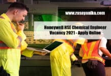 Honeywell HSE Chemical Engineer Vacancy 2021 - Apply Online