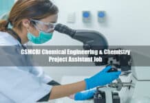 CSMCRI Chemical Engineering & Chemistry Project Assistant Job