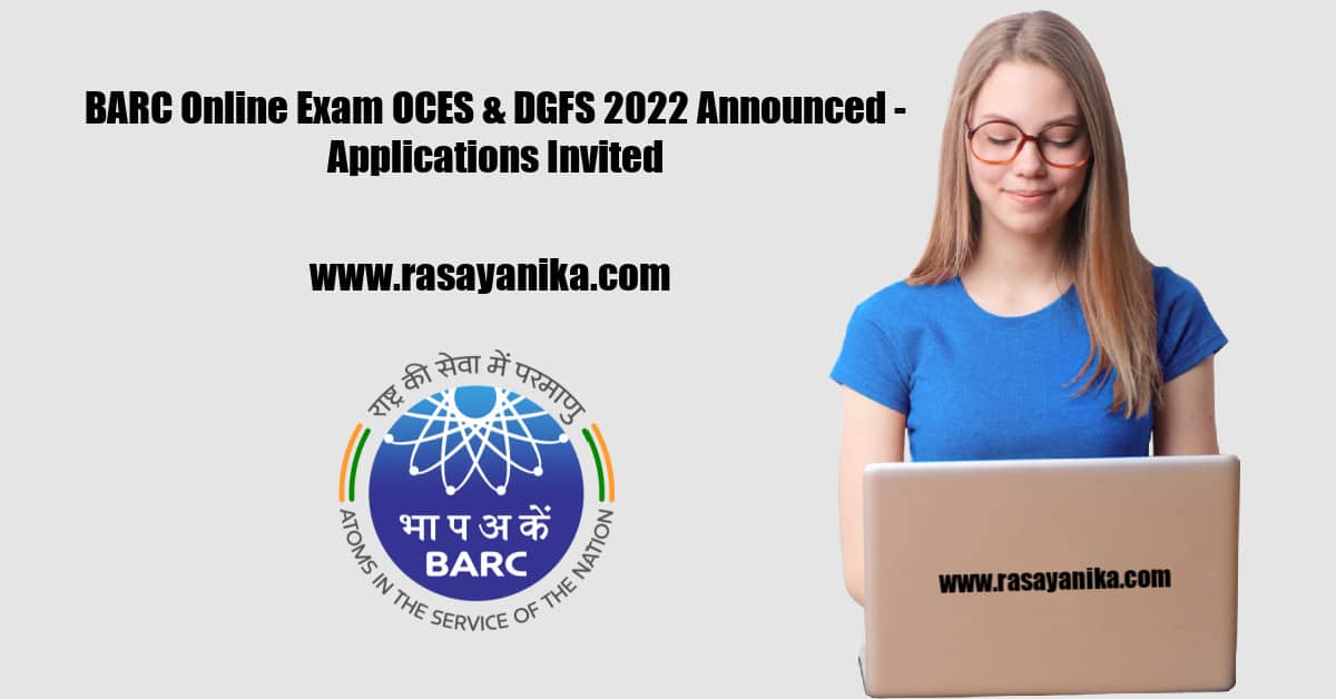 BARC Online Exam OCES DGFS 2023 2024 Announced, 52 OFF