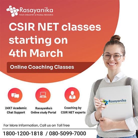 CSIR-NET Chemical Sciences Coaching - Best Coaching, Rasayanika