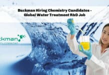 Buckman Hiring Chemistry Candidates - Global Water Treatment R&D Job