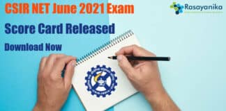 CSIR-NET 2021 Score Card Released - Download Now