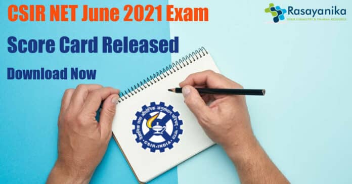 CSIR-NET 2021 Score Card Released - Download Now