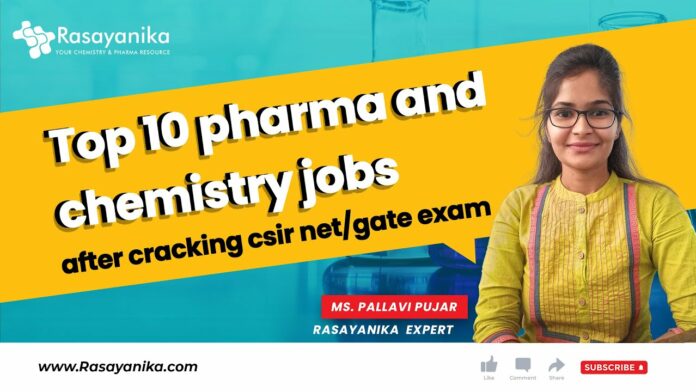 pharma and chemistry jobs after NET