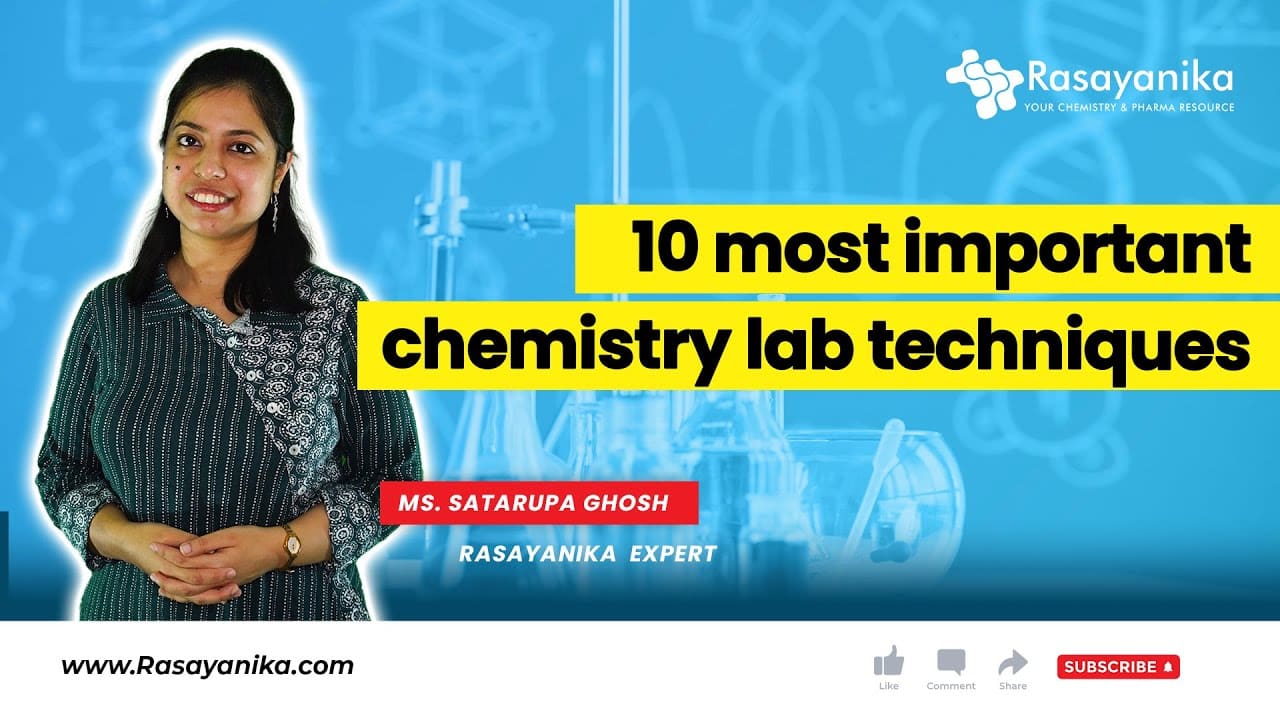 Important Chemistry Lab Techniques List Chemistry Research Technique