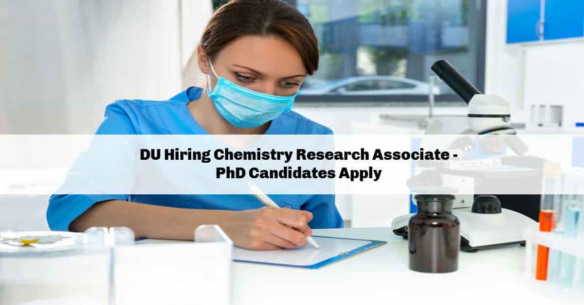 chemistry phd jobs in washington state